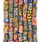 The Bead Chest Painted African Krobo Beads - Full Strand of Ghanaian Tribal Glass Beads for Necklace or Jewelry Making (Rainbow Mix)